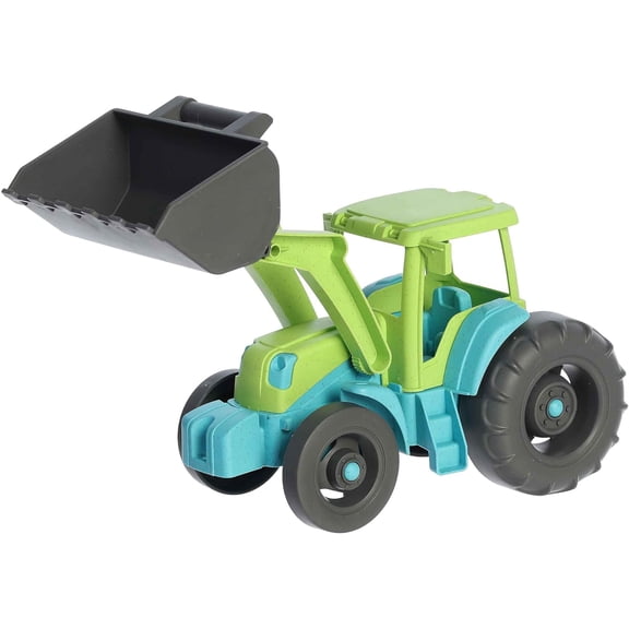 Aurora Toys Versatile Wheatley Loader Tractor Toy - Used to Create Exciting Storylines - for Creative Kids and Parents - Blue & Green 12 Inches