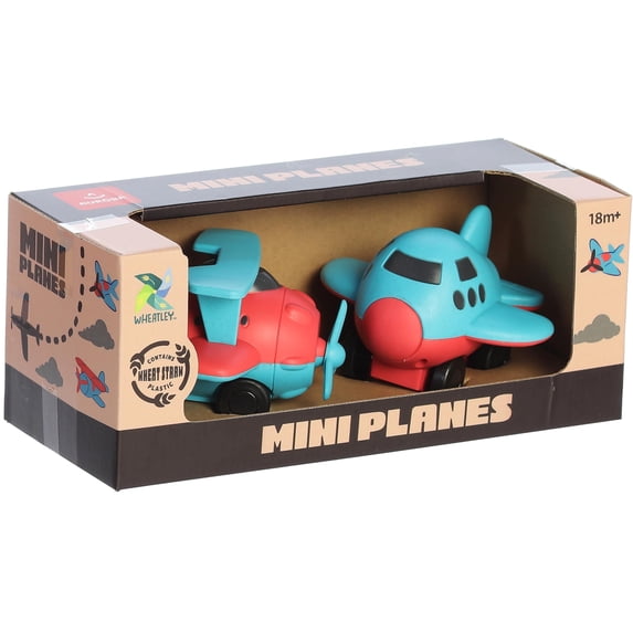Aurora® Toys Versatile Wheatley™ Mini Planes Toys - Imaginative Play - Unplugged Play - Blue 4 Inches