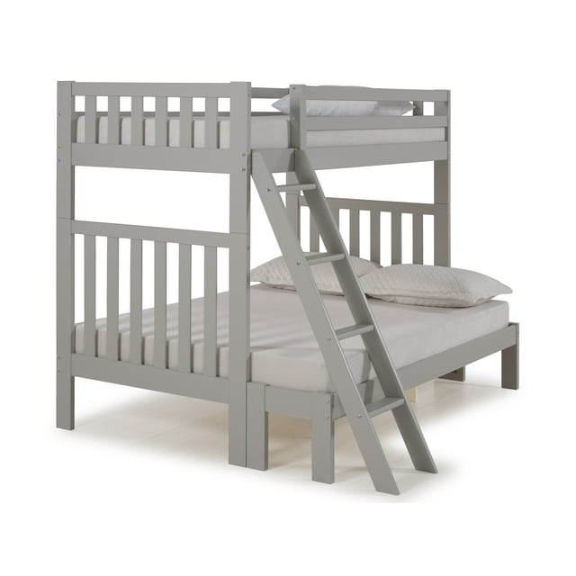 Aurora Twin Over Full Bunk Bed, Dove Gray