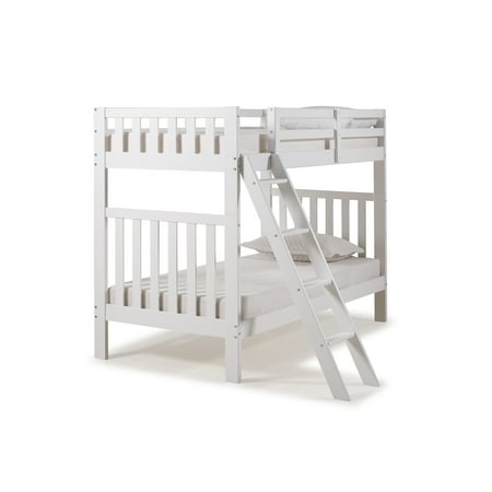 Aurora Twin Over Twin Bunk Bed, White