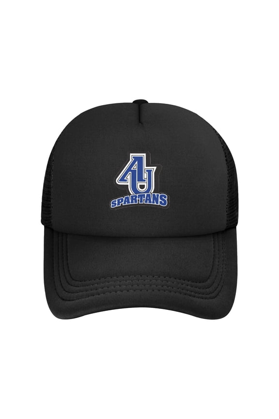 Aurora University Solid Color Lightweight Adult Mesh Baseball Cap