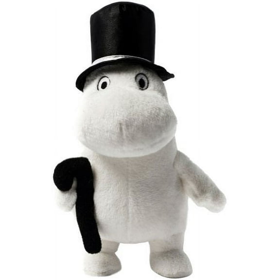 Aurora World 6.5-inch Moomin Pappa Soft Toy- White,Black