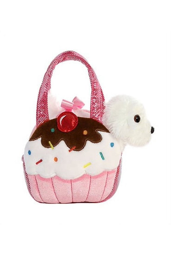 World Fancy Pals Pet Carrier Sweets Cupcake & Puppy Plush
