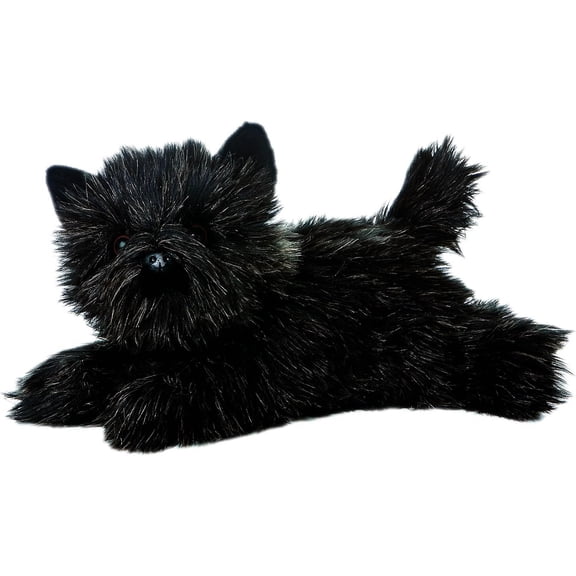 Aurora World Flopsie 12" Toto Dog Stuffed Animal Plush Toy Black