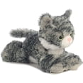 thumbnail image 1 of Aurora World 8" Mini Flopsie Plush Lily the Gray Tabby, 1 of 3