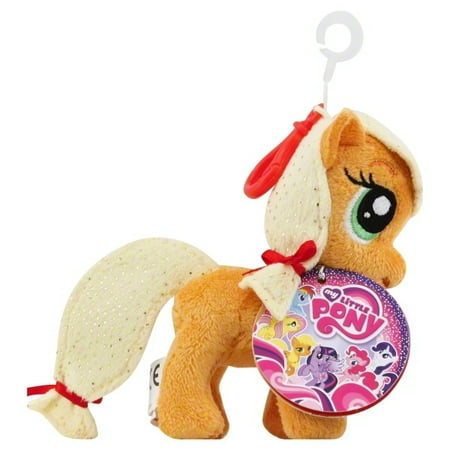 Aurora World My Little Pony Clip-On Princess Twilight Sparkle Pony Plush, 4.5"