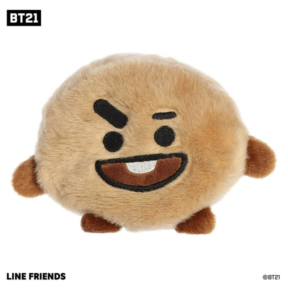 Aurora - Mini Brown BT21 - Palm Pals 5" SHOOKY - Lovable Stuffed Doll