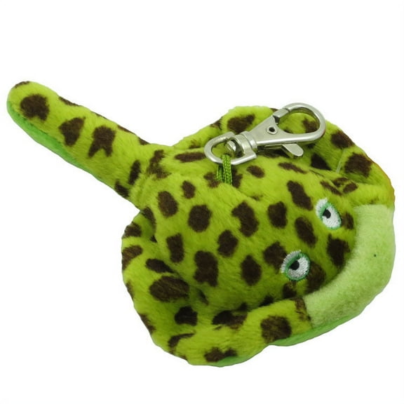 Aurora World Plush - Fanta-Sea Life Clip On - STINGRAY (Green - 4 inch)