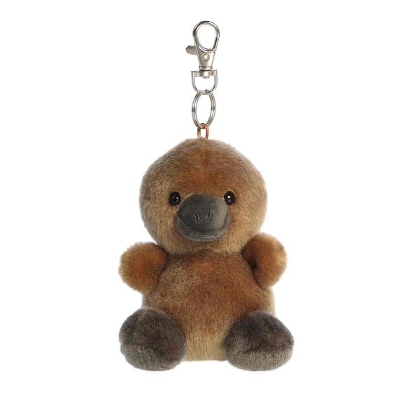 Aurora Adorable Palm Pals Patty Platypus Clip-On - Fun Collectible Plush for Kids and Adult Collectors - Perfect for Decorating Rooms and Birthday Gifts - Brown 4.5 Inches