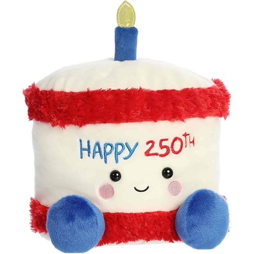 Aurora World Plush - Party Sized Palm Pals - AMERICA B'DAY CAKE (Large - 13 inch)