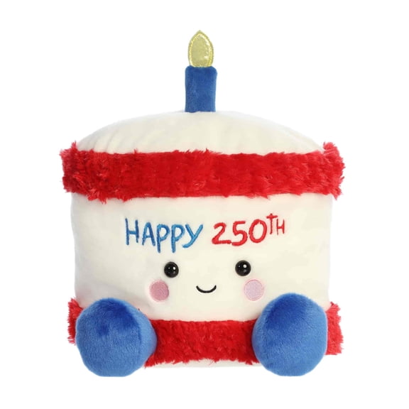 Aurora Adorable Palm Pals Party Sized Limited Edition America B'Day Cake Stuffed Animal - Fun Characters Now in Bigger Sizes - Perfect for Decorating Rooms and Gifts - Multicolor 9.5 Inches