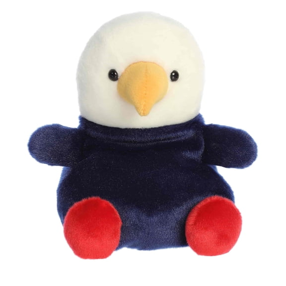 Aurora Adorable Palm Pals Party Sized Patriot Eagle Stuffed Animal - Fun Collectible Plush for Kids and Adult Collectors - Perfect for Decorating Rooms and Birthday Gifts - Multicolor 7.5 Inches