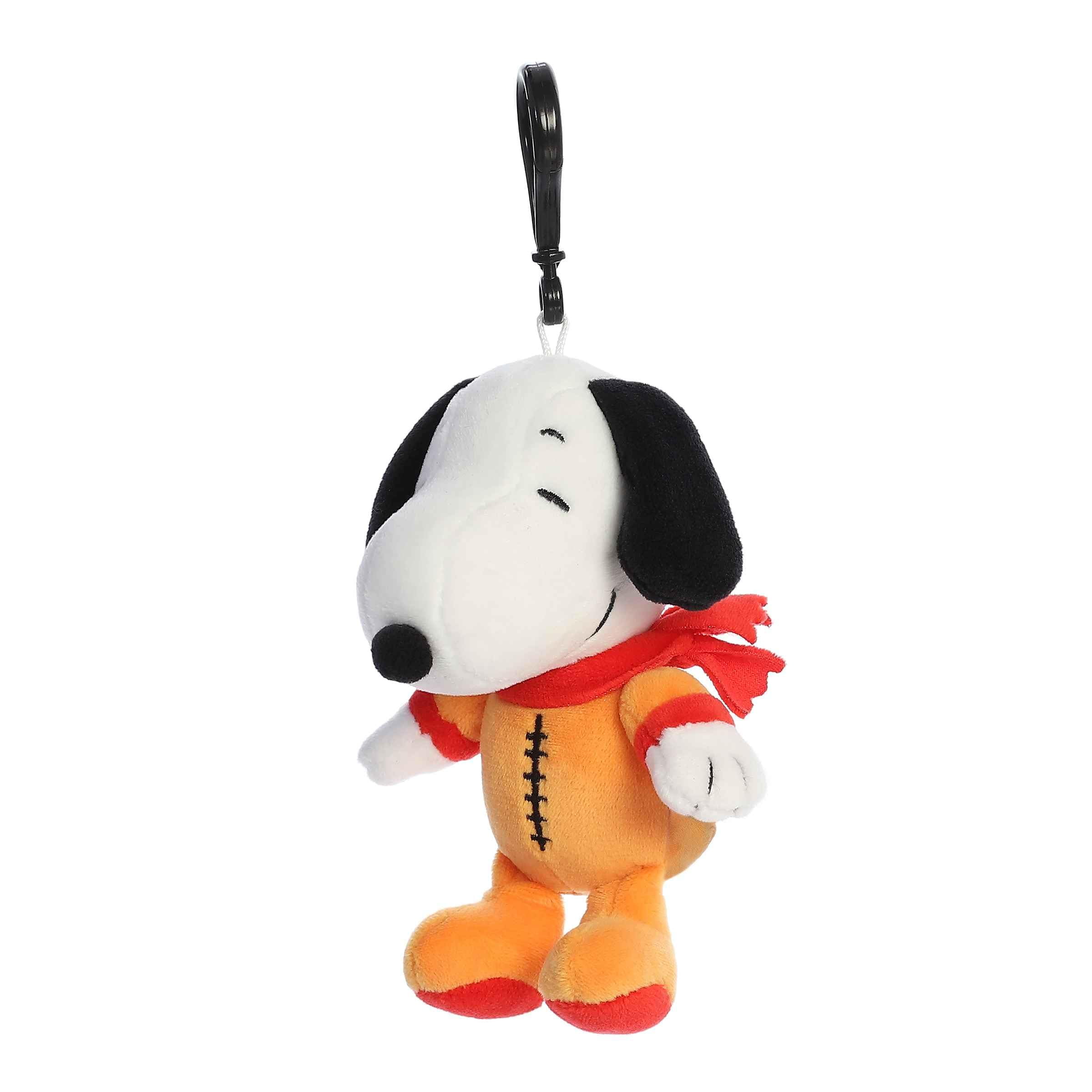 Aurora Peanuts Astronaut Snoopy 5-Inch Clip-On Plush Keychain