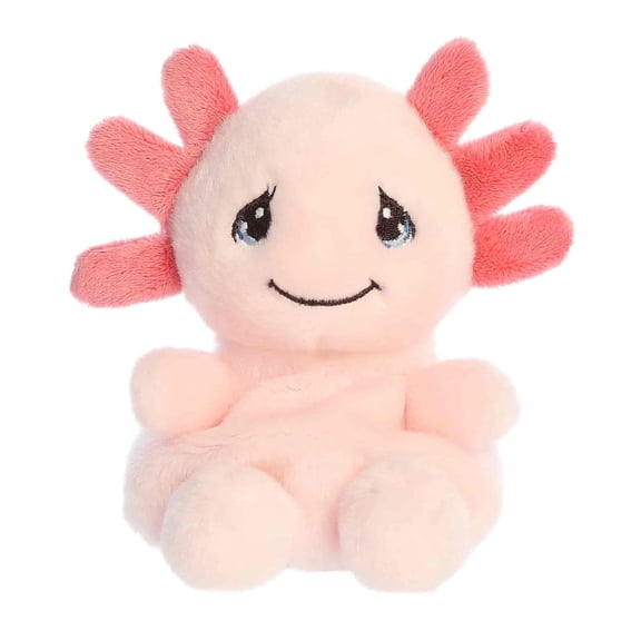 Aurora Adorable Precious Moments Lottie Axolotl Palm Pals Stuffed Animal - Heartwarming Toy for Comforting Children - for Sentimental Gifts, Birthdays, and Adults - Pink 5 Inches