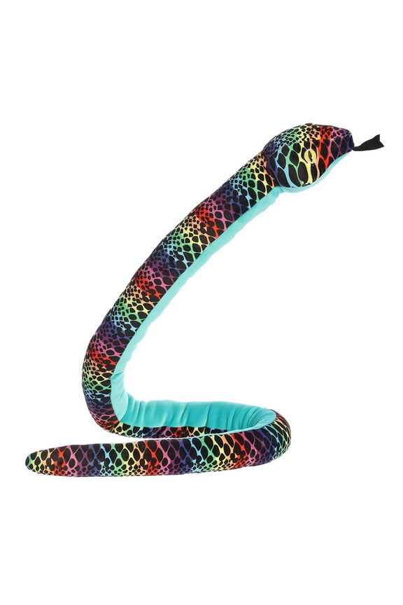 - X-Large Rainbow Snake - 51" Kusheez - Playful Stuffed Animal
