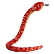 Aurora - X-Large Red Snake - 50 Red Corn - Playful Stuffed Animal