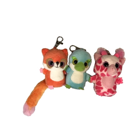 Aurora - YooHoo & Friends - Clip Ons Set - Ruby, Tiki, & Pink Topsee