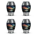 thumbnail image 1 of Aurora's Embrace Over A Winter Wonderland - Unique Petite Cremation Urn For Adult Ashes - Elegant Keepsake Memorial - Decorative For Men - Urns For Human Ashes Adult - 3 Inch, Set Of 4, 1 of 5