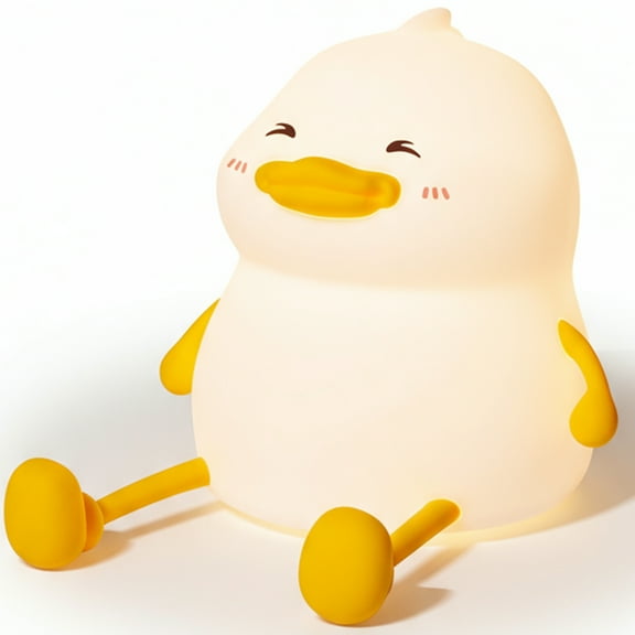 AuroraNiteBeam Night Lights for Kids Baby Night Lights for Nursery Dimmable & Rechargeable Duck Silicone Lamp for Bedroom/Home,Gift for Toddler Boys Girls
