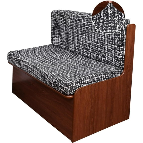 AuroraX 2-Piece Sofa Cushion Set 39-50" L X 12-18" H X 4-8" D Back + 39-50" L X 20-26" D X 4-8" H Seat, Removable Cushions for Sofa, Bench, Home