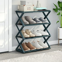 AuroraX 4-Tier Shoe Rack Organizer Shoe Rack Organizer Space Saver Shoe Storage Sturdy Shoe Rack For Entryway Gifts For Women