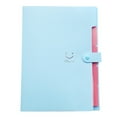 thumbnail image 1 of AuroraX 8.5x11 in Letter Size Accordion Folders with 5 Pockets 1/3-Cut Tab,Blue Expanding File Folder Organizer with Prongs Paper Office Accessories, 1 of 2
