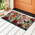 thumbnail image 1 of AuroraX Absorbent Bathroom Rug Mat Cute Soft Non-Slip Backing Bath Rug Modern Stain Resistant 19x31 Inch Tufted Flower, 1 of 7