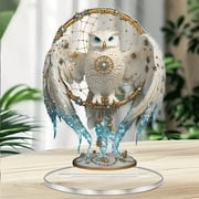 AuroraX Acrylic Figurine Desk Decor Clear Mothers Day Gift Cute Mini Home Decor