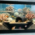 thumbnail image 1 of AuroraX Aquarium Cave Aquarium Decor Fish Viewing Hiding Place Tunnel Two Hole Fish Tank Accessories, 1 of 6