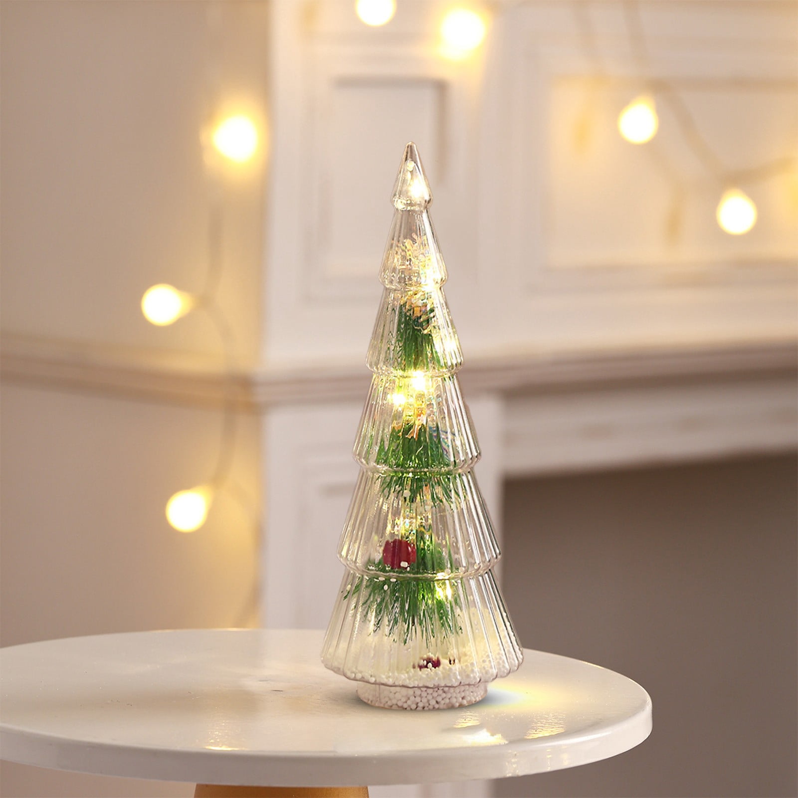 AuroraX Art Deco Christmas Decoration Lights Up Mini Small Night Light ...