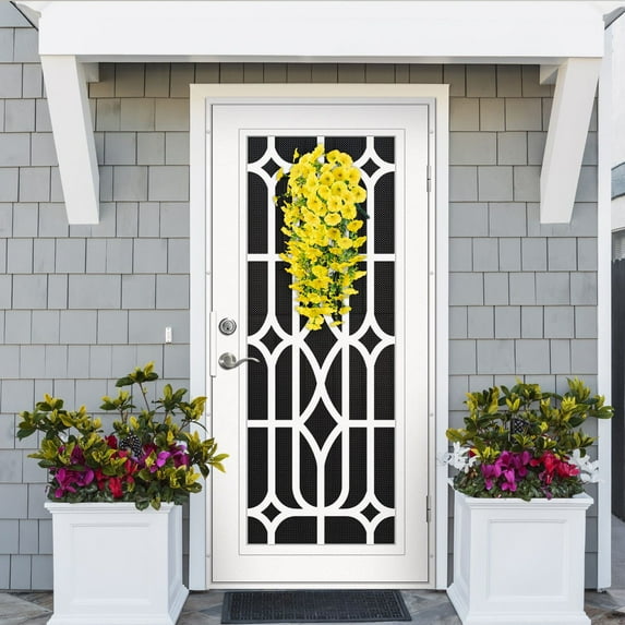 AuroraX Artificial Flower Garland for Door,Morning Glory Floral Garland for Decor and Window,2.5 Ft Vines