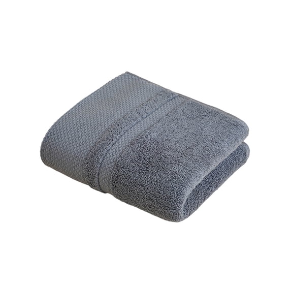 AuroraX Bath Hand Towels Face Towels,Thick Gray Soft Quick Dry Cotton Soft Bathroom Towels