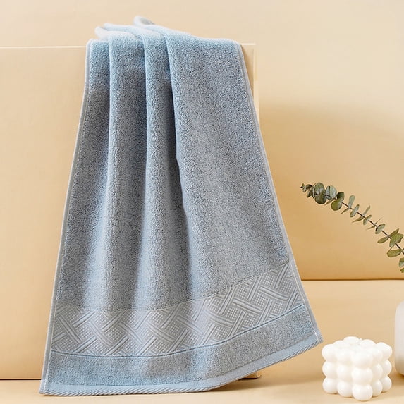 AuroraX Bath Towels Bath Sheets,Quick Dry Large Cotton Thick Blue Large Bath Towels for Sports