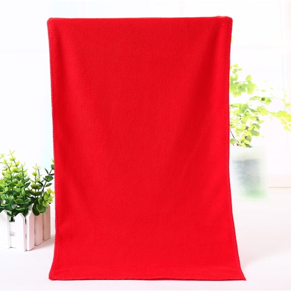AuroraX Bath Towels Bath Sheets,Red Quick Dry Soft Absorbent Quick Dry Bath Towels