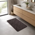 thumbnail image 1 of AuroraX Bathroom Rug Non Slip Backing Washable Brown Large Absorbent Quick Dry Bath Rugs for Bathroom Floor Bath Mat for Tub, 1 of 7