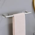 thumbnail image 1 of AuroraX Bathroom Towel Rack Towel Bar,Modern Stainless Steel Concise Silver No-Drill Towel Rack, 1 of 6