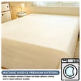 thumbnail image 1 of AuroraX Bed Sheet Twin Size Beige Sold Separately Flat Sheets Twin, 1 of 6