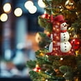 thumbnail image 1 of AuroraX Birthday Decorations Christmas Indoor Ornaments,Snowman 4 Inch 26 Letter Ornaments,Christmas Tree Living Room Home Bedroom Decor(Letter L), 1 of 5
