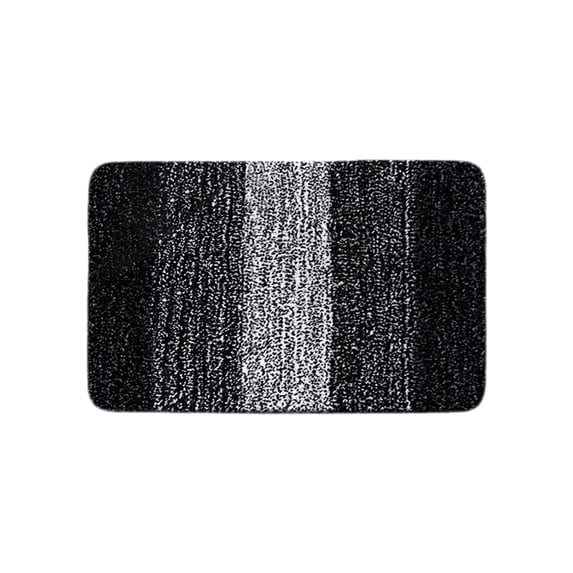 AuroraX Black Bathroom Rugs Non Slip Washable,Quick Drying Plush Tie Dye Absorbent Shower Rugs for Bathtub Extra Soft Shower Mats for Inside Shower