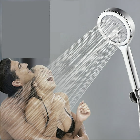 AuroraX Black Shower Head,Handheld High Pressure Water Filter Showerhead Power Cleaning Ergonomic Easy To Install