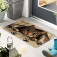 thumbnail image 1 of AuroraX Black Welcome Mat for Front Door,Entrance Inside Funny Bath Rugs,Fade Resistant Non Slip Washable Low Profile Water Absorbent Home Decor, 1 of 6