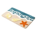 thumbnail image 1 of AuroraX Blue Bath Rugs for Bathroom Floor Non Slip OceanRug,Quick Drying Single Plush Washable Shower Rugs for Bathroom Extra Soft Anti Slip Shower Mats for Inside Shower, 1 of 6