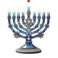thumbnail image 1 of AuroraX Blue Candle Holders Hanukkah Wall Decorations,Decorative Candle Lantern with 9 Taper,Living Room Wall Home Hanging Decor, 1 of 8