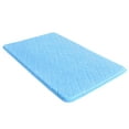 thumbnail image 1 of AuroraX Blue Cotton Bathroom Rugs Absorbent Memory Foam Bath Rugs for Bathroom Floor,Washable Single Plush Quick Drying Shower Rugs for Bathroom Extra Soft Bathroom Mat, 1 of 8