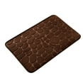 thumbnail image 1 of AuroraX Brown Memory Foam Bath Rugs for Bathroom Floor Stone Bath Mat,Machine Washable Quick Drying Single Plush Shower Rugs for Bathroom Extra Soft Shower Mats for Inside Shower, 1 of 4