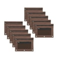 thumbnail image 1 of AuroraX Brown Pencil Pouch For 3 Ring Binder,10 Pack Pencil Case Clear,For Study, 1 of 3