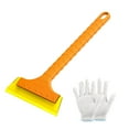 thumbnail image 1 of AuroraX Brushless Ice Scraper Kit Small Hand-Cold-Proof Portable Snow Shovel with Glove,Glass Scraper Car Window, 1 of 6