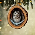 thumbnail image 1 of AuroraX Car Decorations Birthday Christmas Ornaments , Acrylic Owl Cute Ornaments , Hanging Christmas Tree Wall Car Decor, 1 of 5