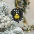 thumbnail image 1 of AuroraX Christmas Baseball Glove Ornament 3.1 Inch Mini Sports Decoration for Christmas Tree, Hanging Holiday Decoration, 1 of 5