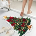 thumbnail image 1 of AuroraX Christmas Bathroom Rug Non-Slip Backing Absorbent Quick Dry Bath Mat Rug Art Deco Cute 15x23 Inch, 1 of 6